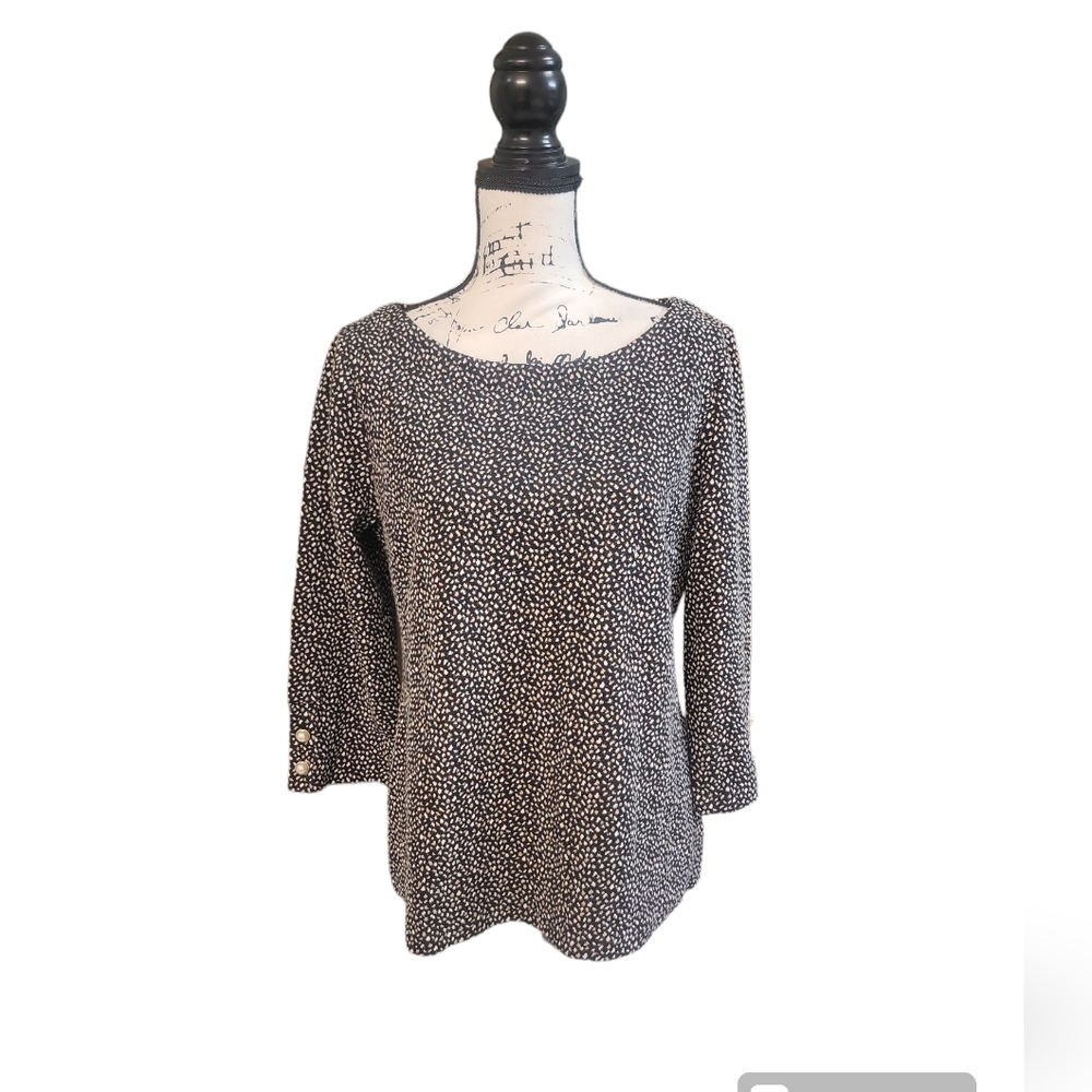 Talbots Pearl Sleeve Sweater Business Casual‎ Top Womens Size Large